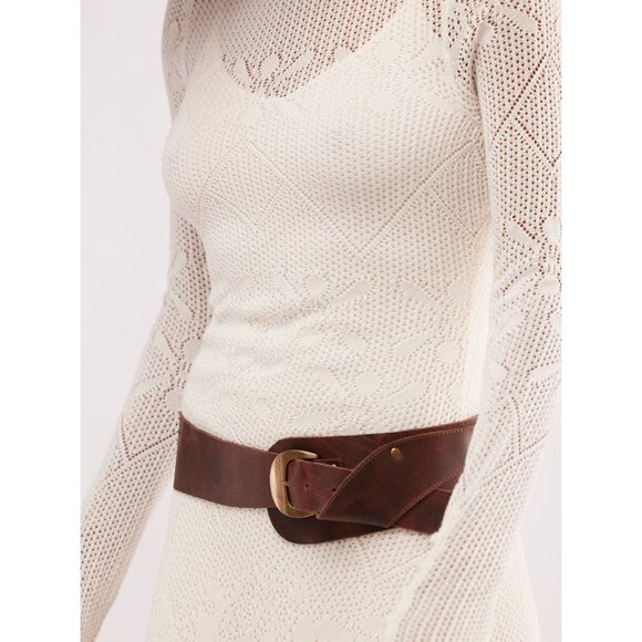 FREE PEOPLE Jericho Hip Belt / Dark Roast